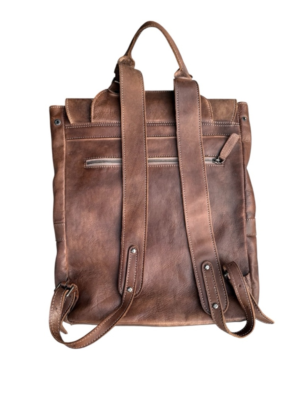 Handcrafted Leather Backpack - Picture 2 of 4